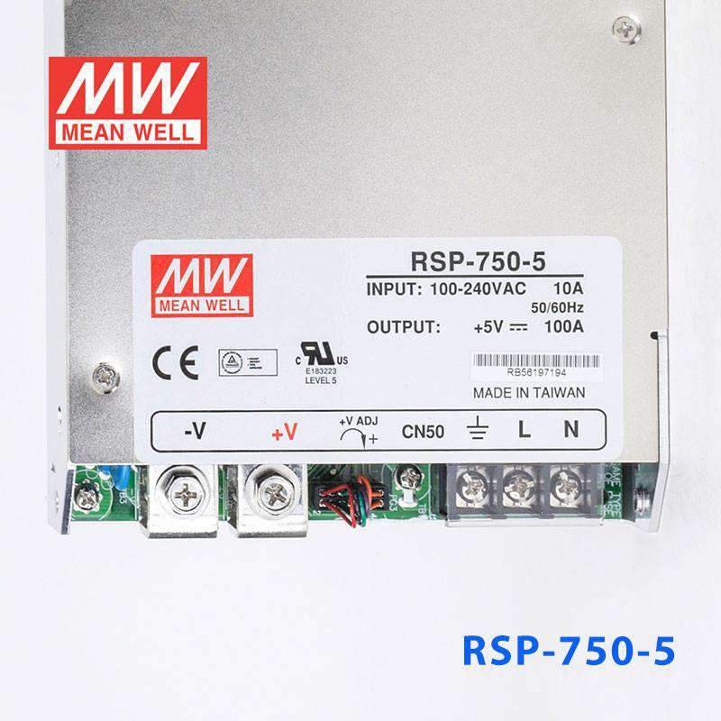 Mean Well RSP-750-5 Power Supply 500W 5V 100A - PHOTO 2
