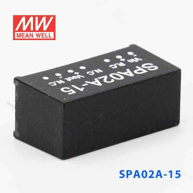 Mean Well SPA02A-15 DC-DC Converter - 2W - 9~18V in 15V out - PHOTO 1