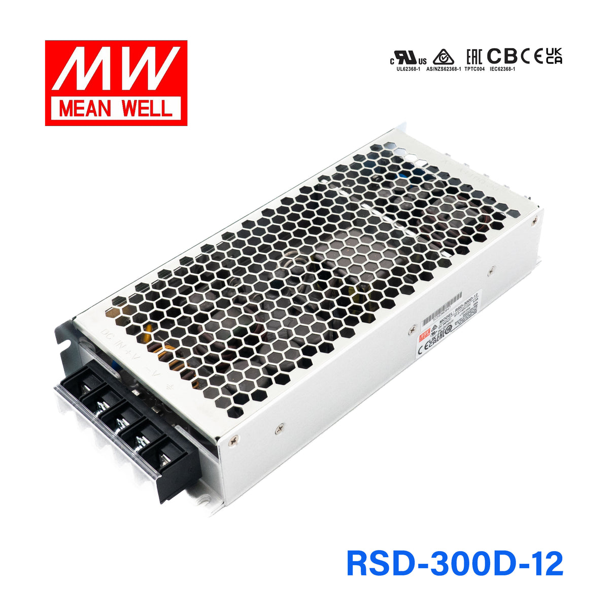 Mean Well RSD-300D-12 DC - DC Converter 300W 12V 22.5A