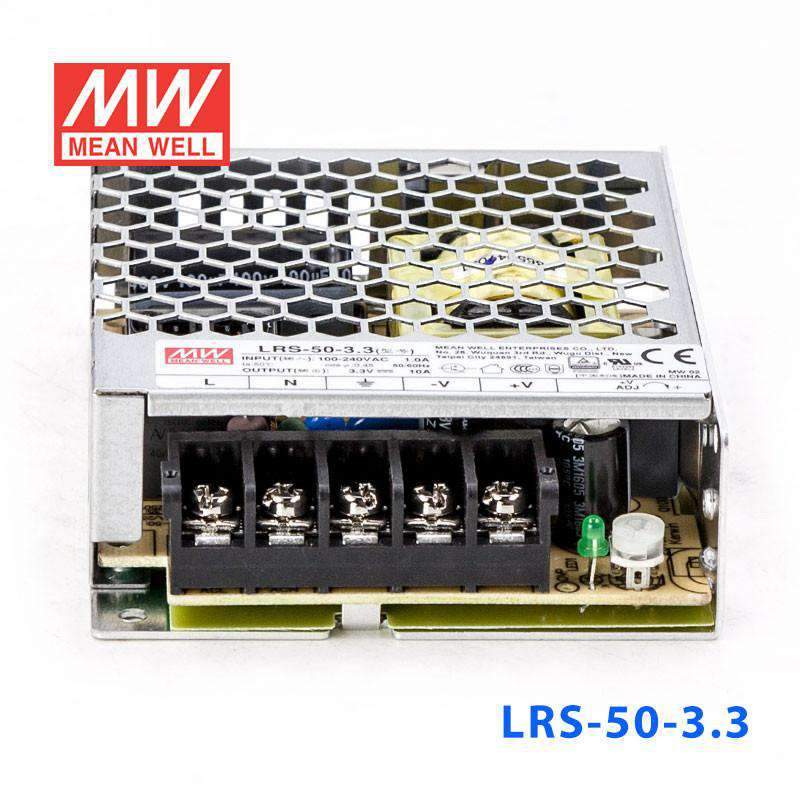Mean Well LRS-50-3.3 Power Supply 50W 3.3V 10A - PHOTO 4