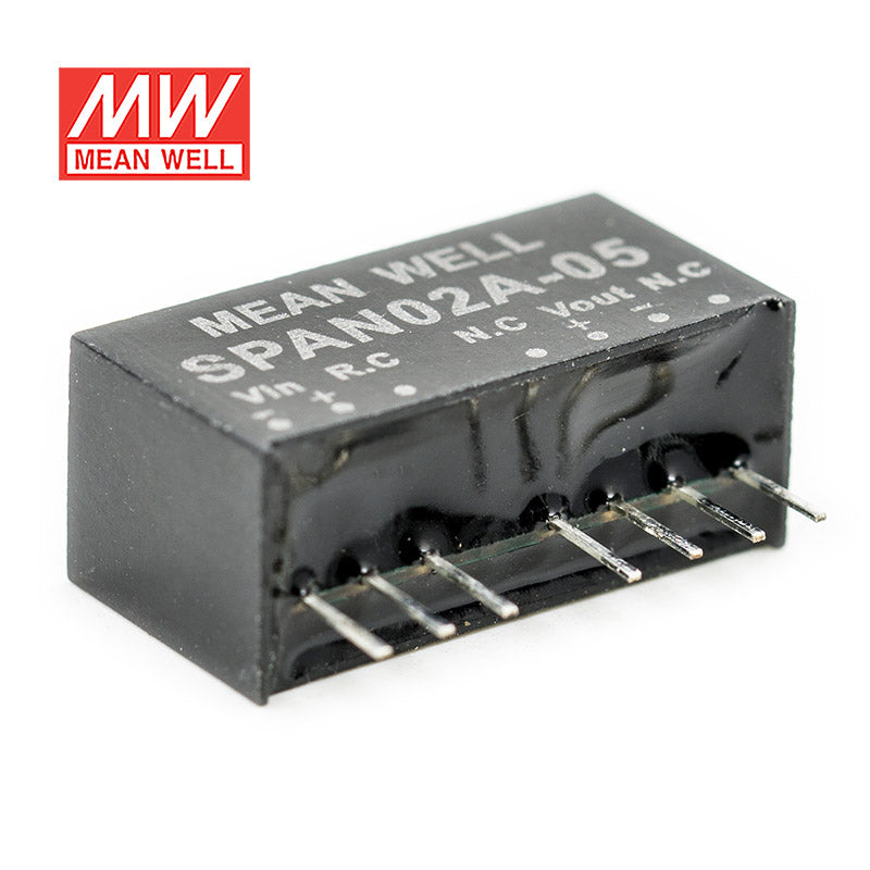 Mean Well SPAN02A-03 DC-DC Converter - 2W - 9~18V in 3.3V out 500mA