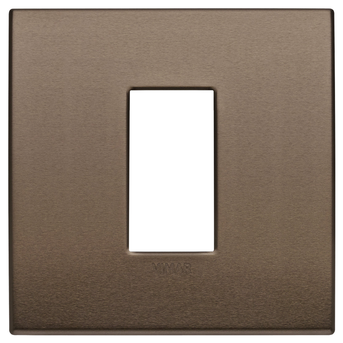 Vimar Arke Classic Plate 1M Aluminium Dark Bronze