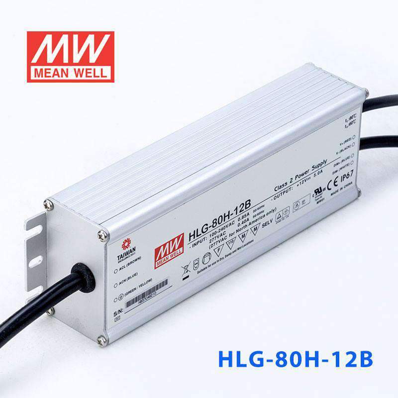 Mean Well HLG-80H-12B Power Supply 60W 12V - Dimmable 5A - PHOTO 1