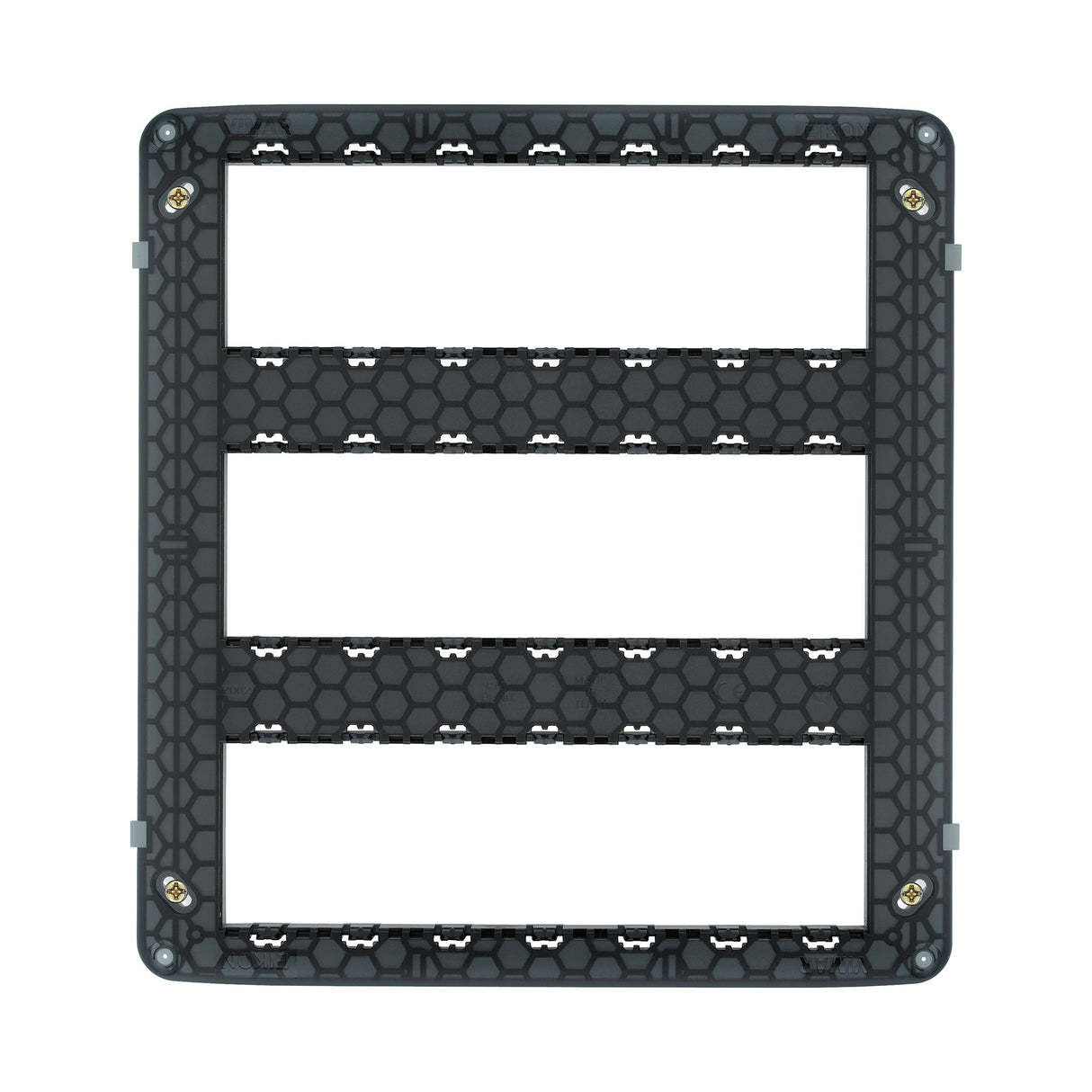 vimar VM-20621 Frame 21M with Screws Black