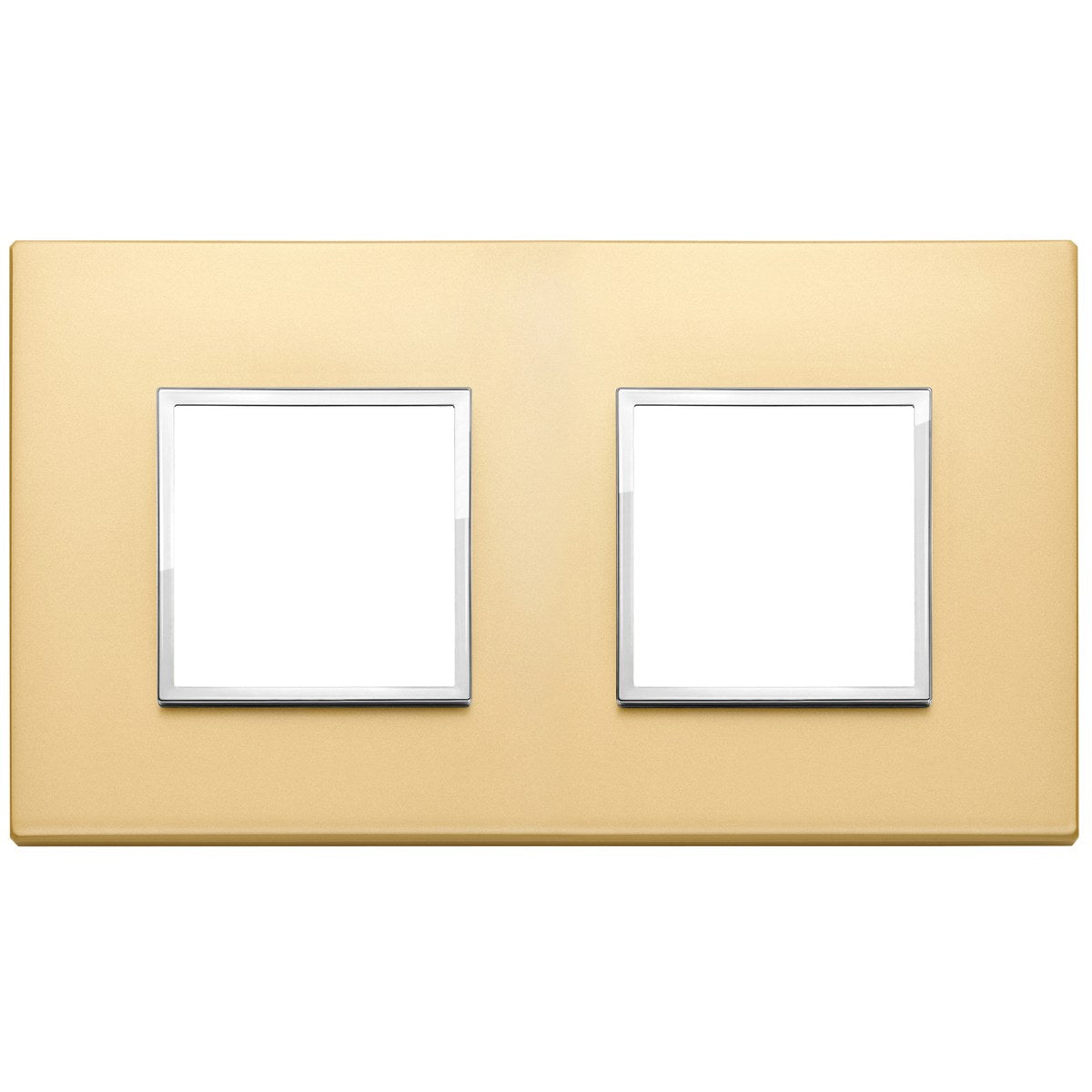 Vimar Eikon Evo Plate 4M (2+2) 71MM Aluminium Satin Gold