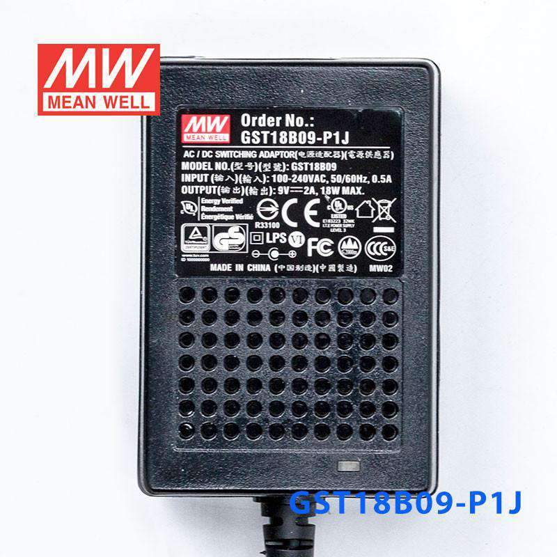Mean Well GST18B09-P1J Power Supply 18W 9V 2A - PHOTO 2