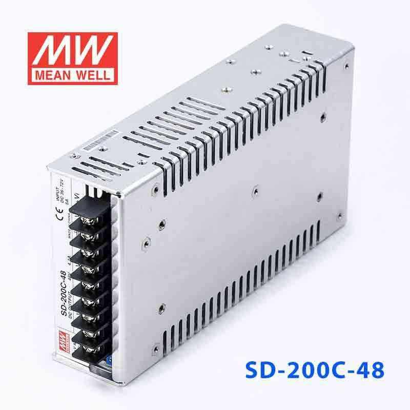 Mean Well SD-200C-48 DC-DC Converter - 201.6W - 36~72V in 48V out 4.2A - PHOTO 1