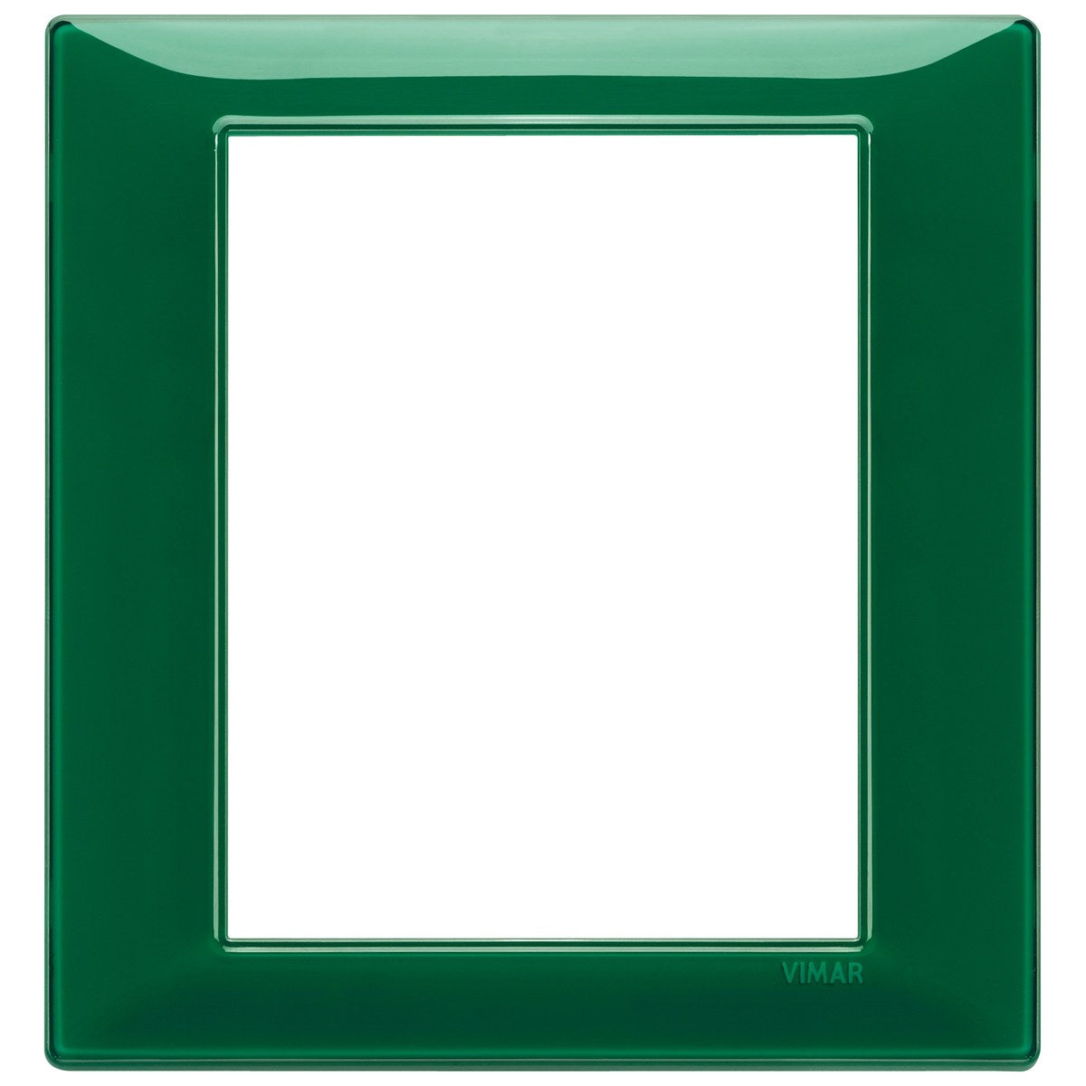 Vimar Plana Plate 8M Technopolymer Reflex Emerald