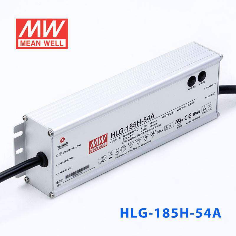 Mean Well HLG-185H-54A Power Supply 185W 54V - Adjustable 3.45A - PHOTO 1