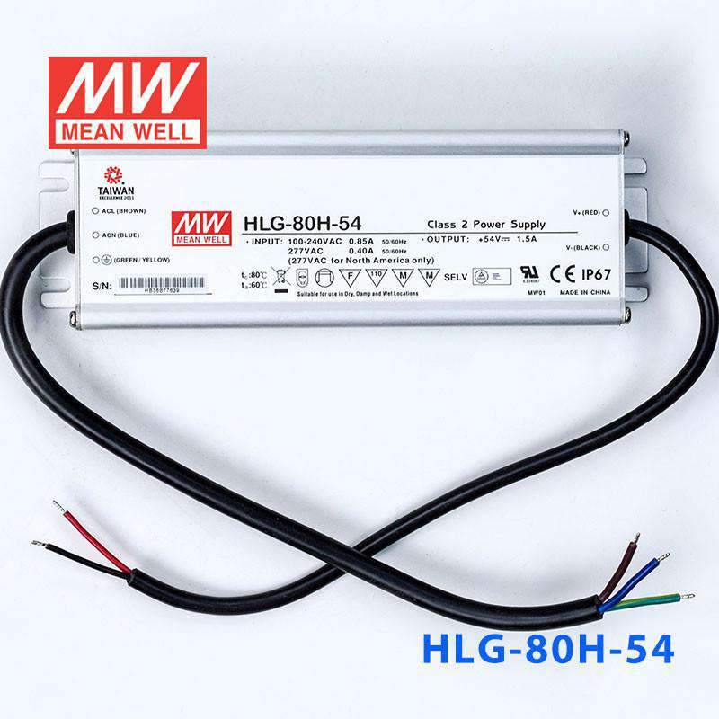 Mean Well HLG-80H-54 Power Supply 80W 54V 1.5A - PHOTO 2