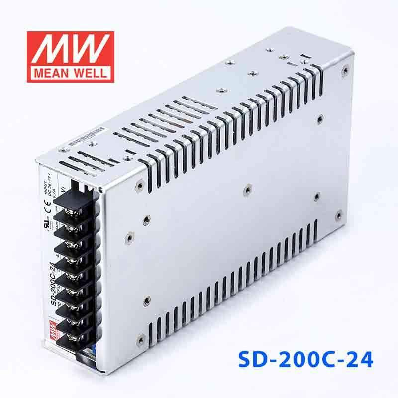 Mean Well SD-200C-24 DC-DC Converter - 201.6W - 36~72V in 24V out 8.4A - PHOTO 1