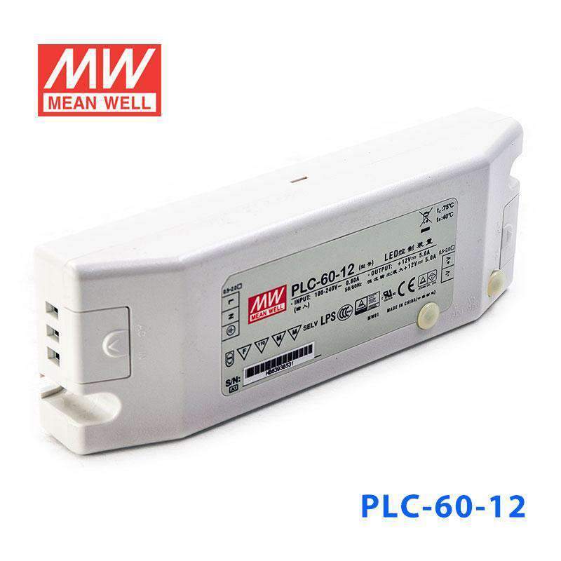 Mean Well PLC-60-12 Power Supply 60W 12V - PFC 5A - PHOTO 1