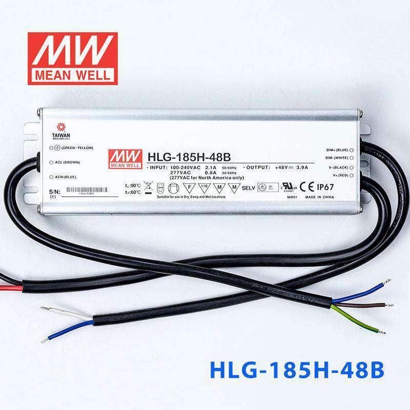 Mean Well HLG-185H-48B Power Supply 185W 48V- Dimmable 3.9A - PHOTO 2