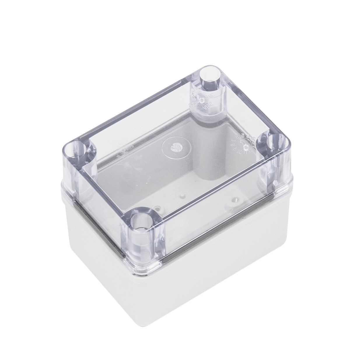 Boxco S-Series 80x110x70mm Plastic Enclosure, IP67, IK08, ABS, Transparent Cover, Screw Type - PHOTO 3