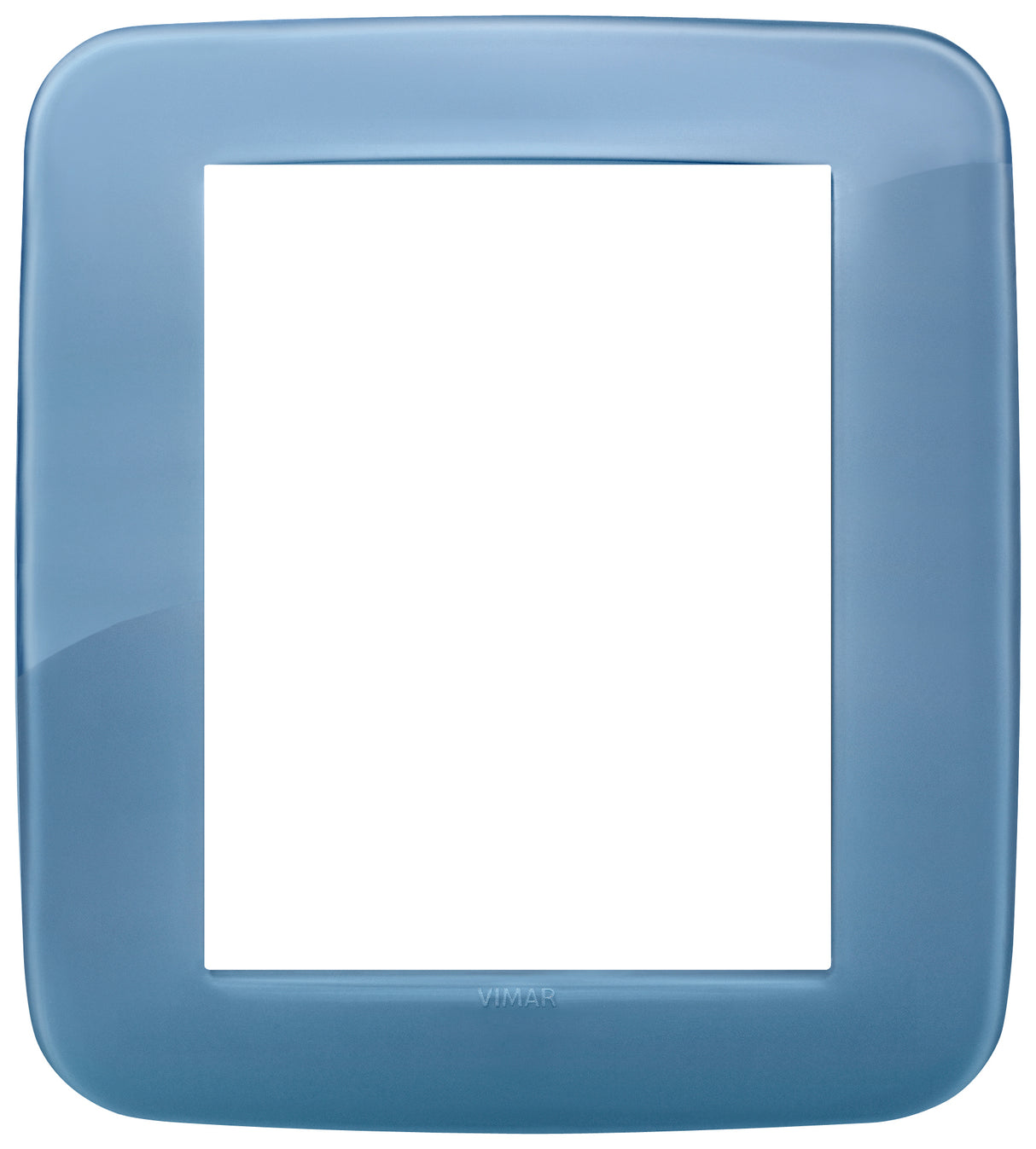 Vimar Arke Round Plate 8M Reflex Marine Blue