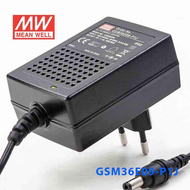 Mean Well GSM36E09-P1J Power Supply 36W 9V 4A - PHOTO 1