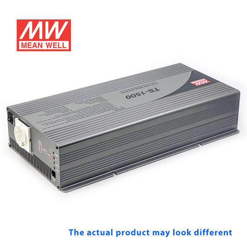 Mean Well TS-1500-212C True Sine Wave 1500W 12VDC to 230VAC 6.5A - DC-AC Power Inverter - PHOTO 3
