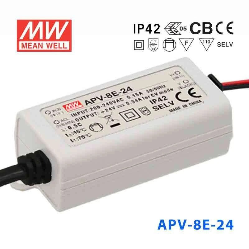 Mean Well APV-8E-24 Power Supply 8W 24V 340mA
