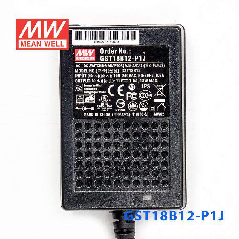 Mean Well GST18B12-P1J Power Supply 18W 12V 1.5A - PHOTO 2