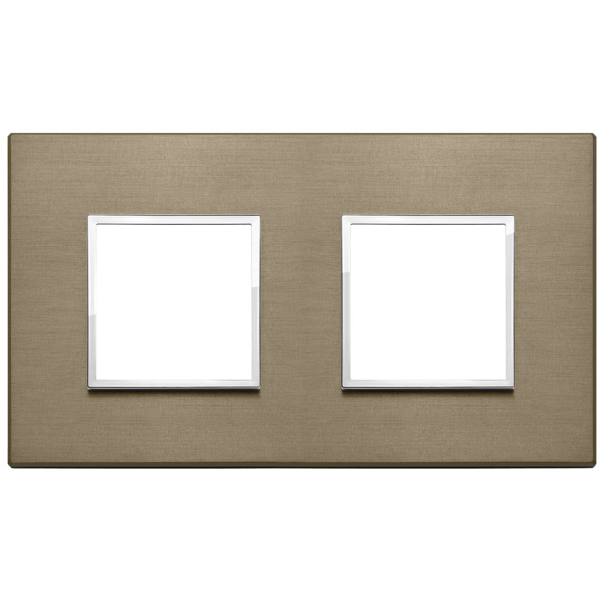 Vimar Eikon Evo Plate 4M (2+2) 71MM Aluminium Dark Bronze