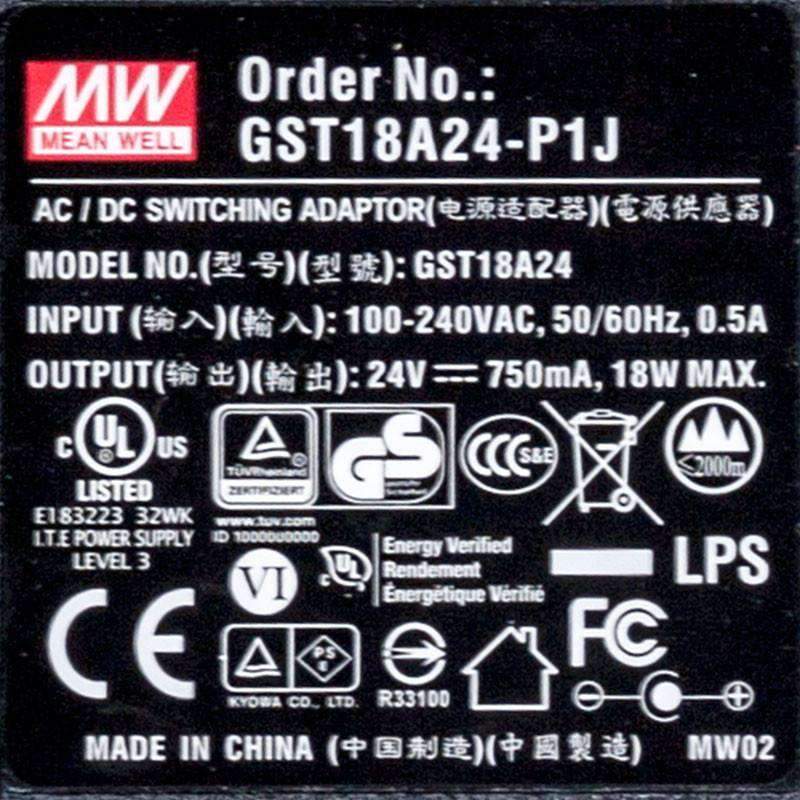 Mean Well GST18A24-P1J Power Supply 18W 24V 750mA - PHOTO 4
