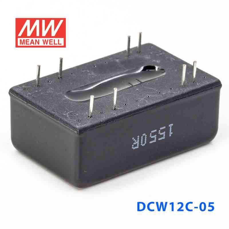 Mean Well DCW12C-05 DC-DC Converter - 12W - 36~72V in ±5V out 1.2A - PHOTO 3