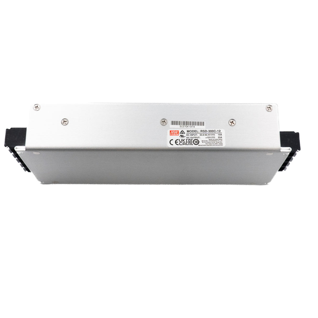 Mean Well RSD-300C-12 DC-DC Converter - 201.6W - 33.6~62.4V in 12V out 22.5A - PHOTO 1