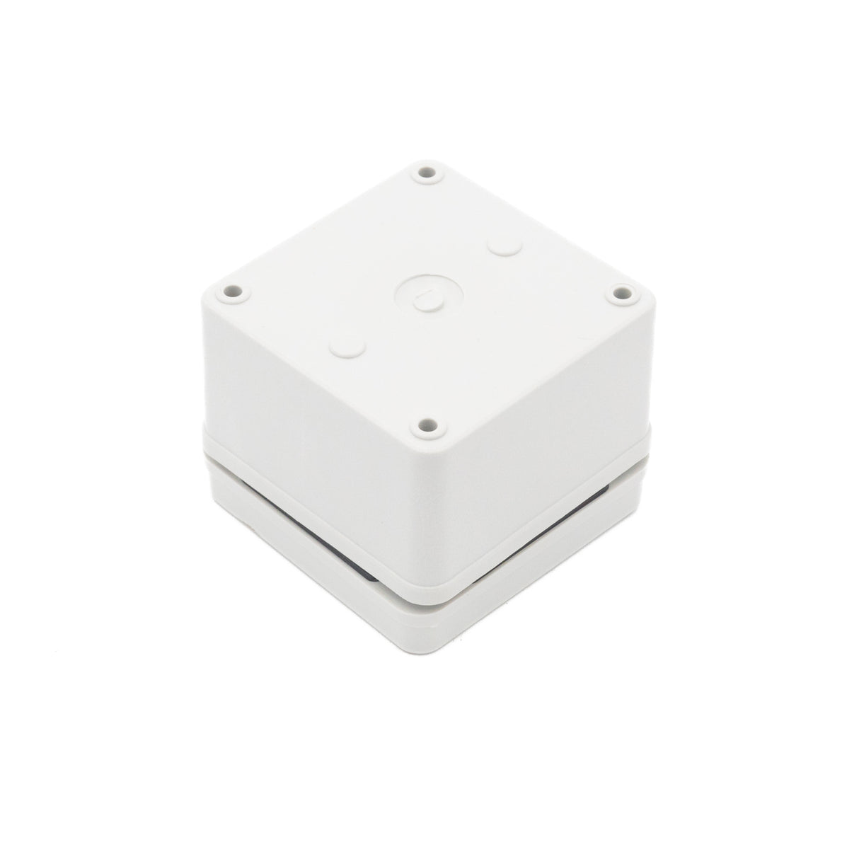 Boxco S-Series 80x80x60mm Plastic Enclosure, IP67, IK08, PC, Grey Cover, Screw Type - PHOTO 2