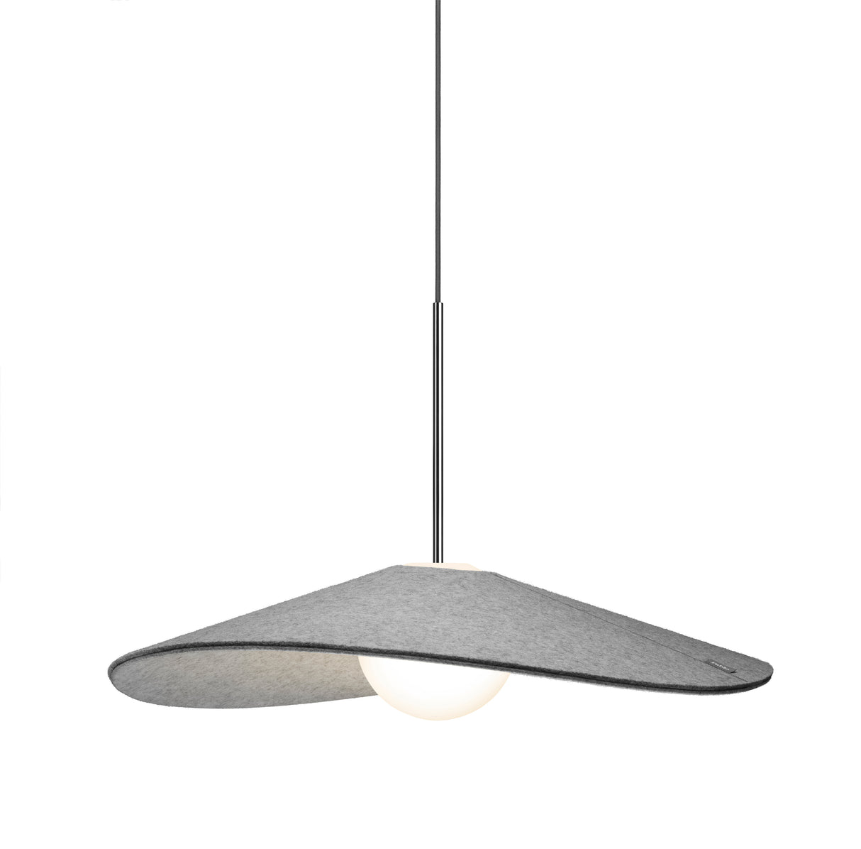 Pablo Pendant Bola Felt 32" Pebble/Grey - PHOTO 12