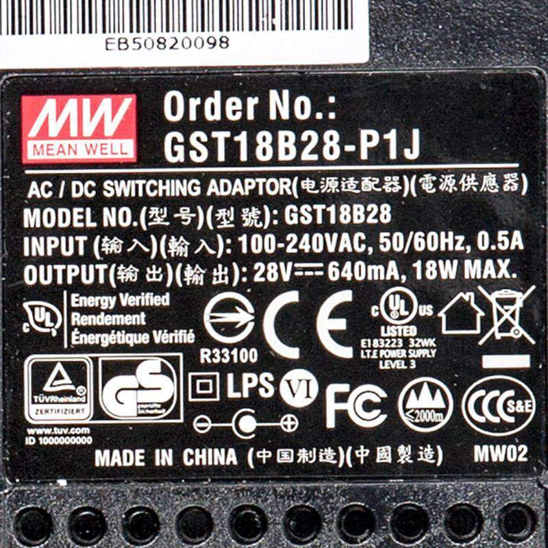 Mean Well GST18B28-P1JPower Supply 18W 28V 640mA - PHOTO 4