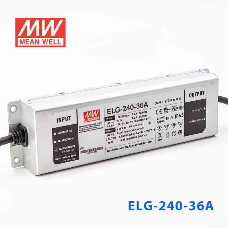 Mean Well ELG-240-36A Power Supply 240W 36V - Adjustable 6.66A - PHOTO 1