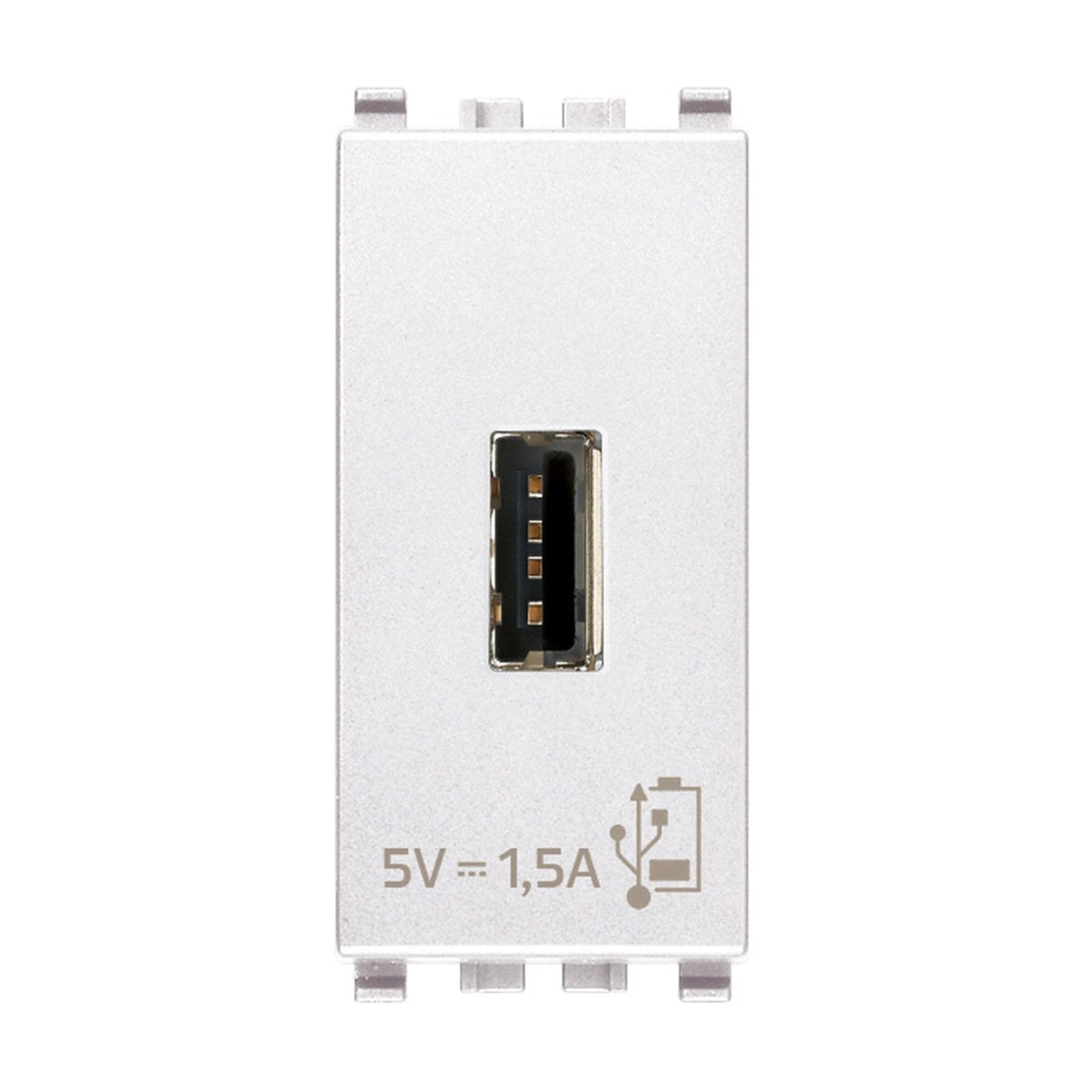 Vimar Eikon USB Supply Unit 5V 1.5A 1M White