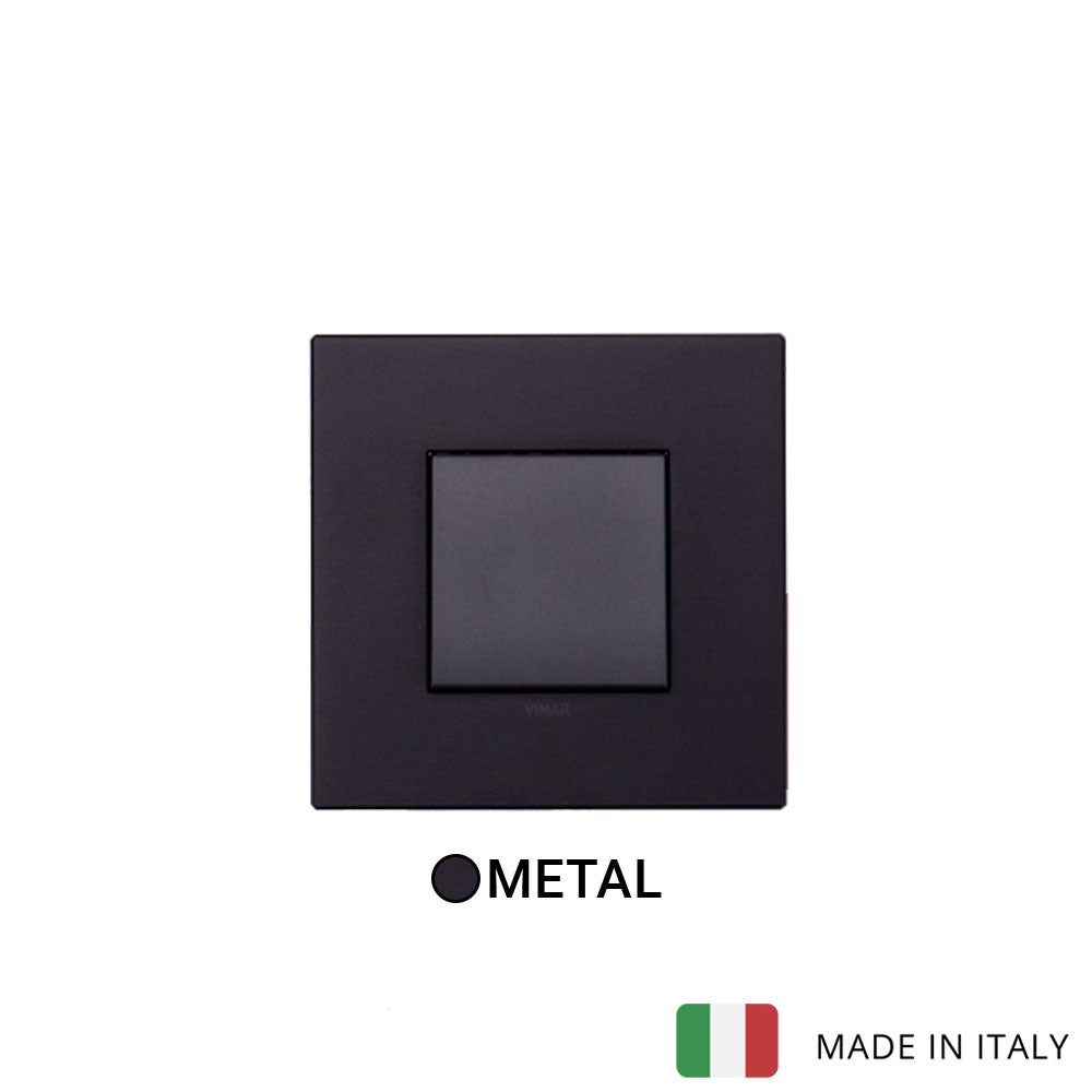 Vimar Eikon Metal 1 Gang Switch - Brushed Black - 16A - PHOTO 3