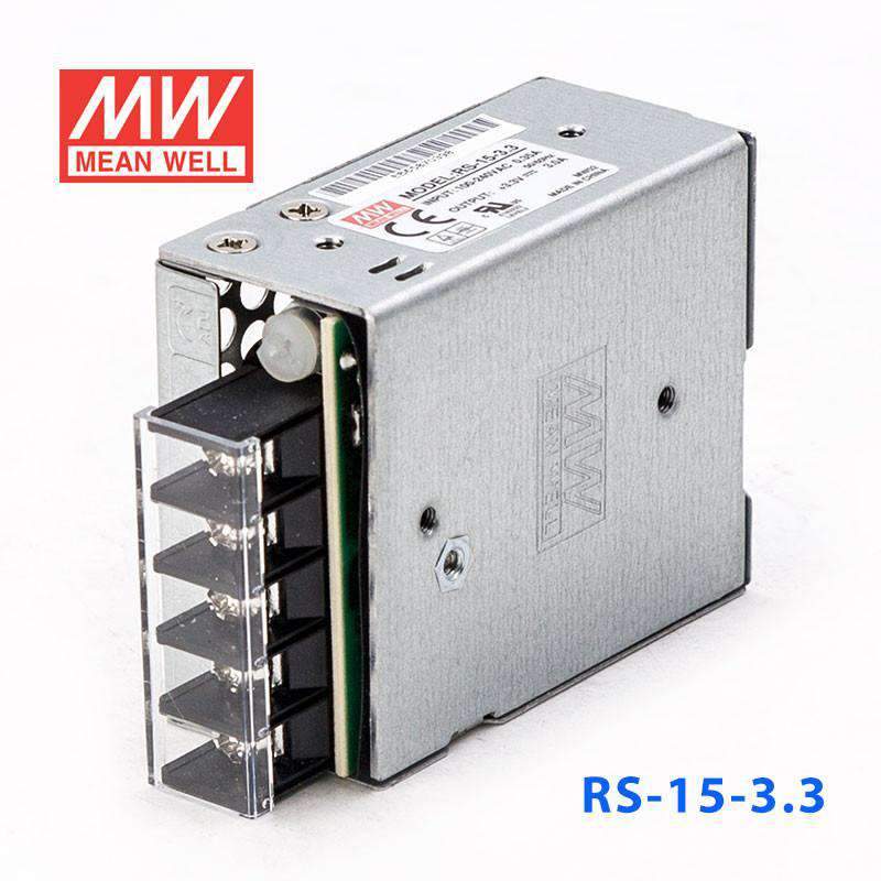 Mean Well RS-15-3.3 Power Supply 15W 3.3V 3A - PHOTO 1