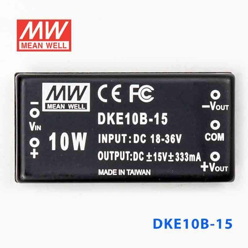 Mean Well DKE10B-15 DC-DC Converter - 10W - 18~36V in ±15V out 333mA - PHOTO 2