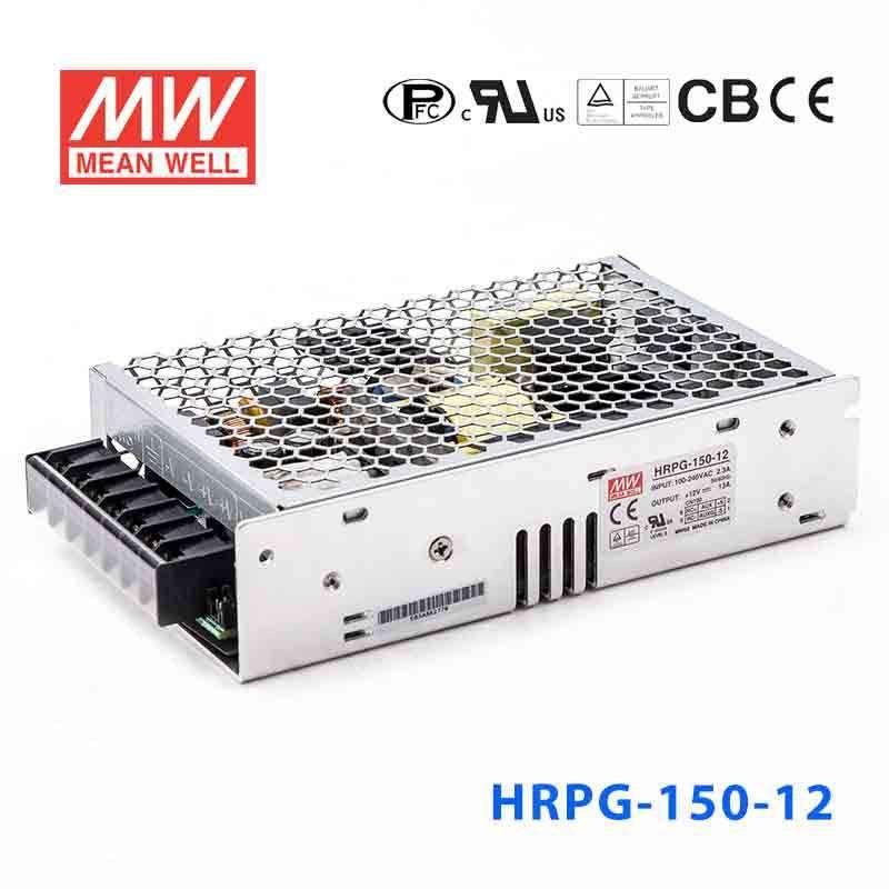 Mean Well HRPG-150-12 Power Supply 156W 12V 13A