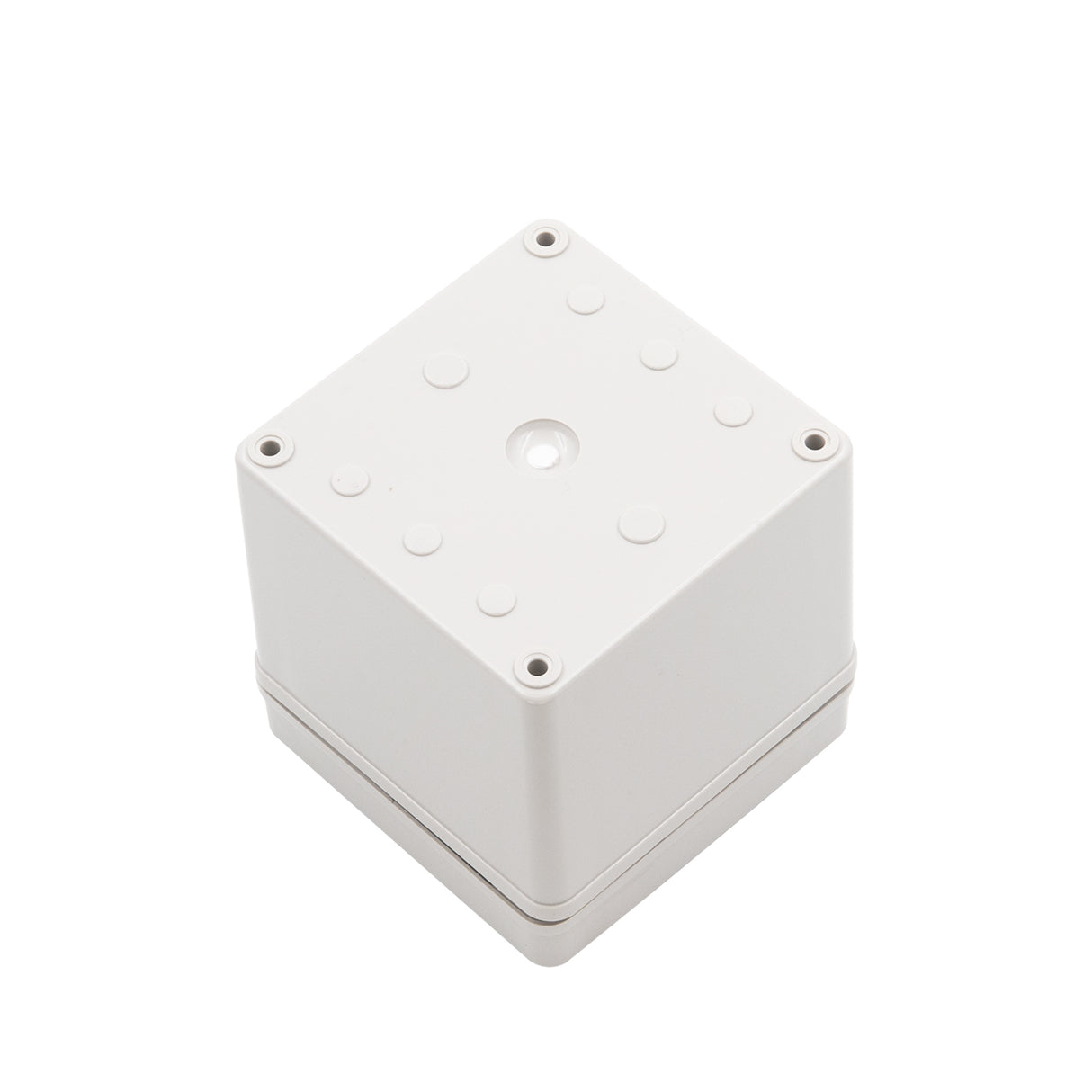 Boxco S-Series 100x100x100mm Plastic Enclosure, IP67, IK08, ABS, Grey Cover, Screw Type - PHOTO 3