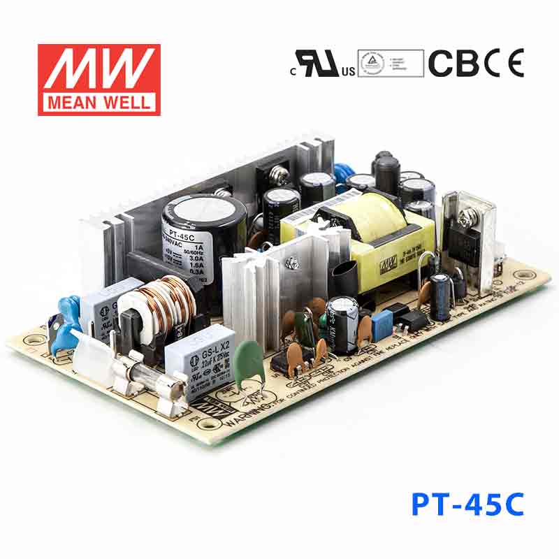 Mean Well PT-45C Power Supply 45W 5V 15V -15V 3A