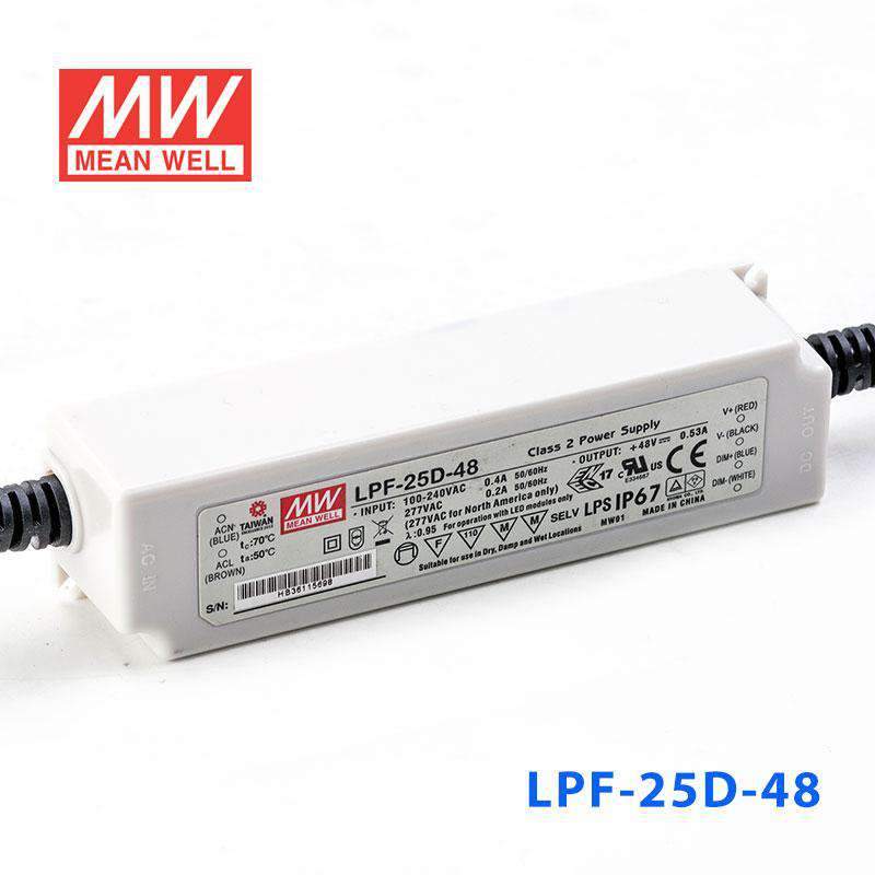 Mean Well LPF-25D-48 Power Supply 25W 48V - Dimmable 530mA - PHOTO 1
