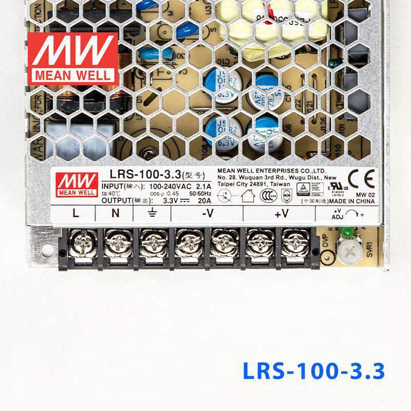 Mean Well LRS-100-3.3 Power Supply 100W 3.3V 20A - PHOTO 2