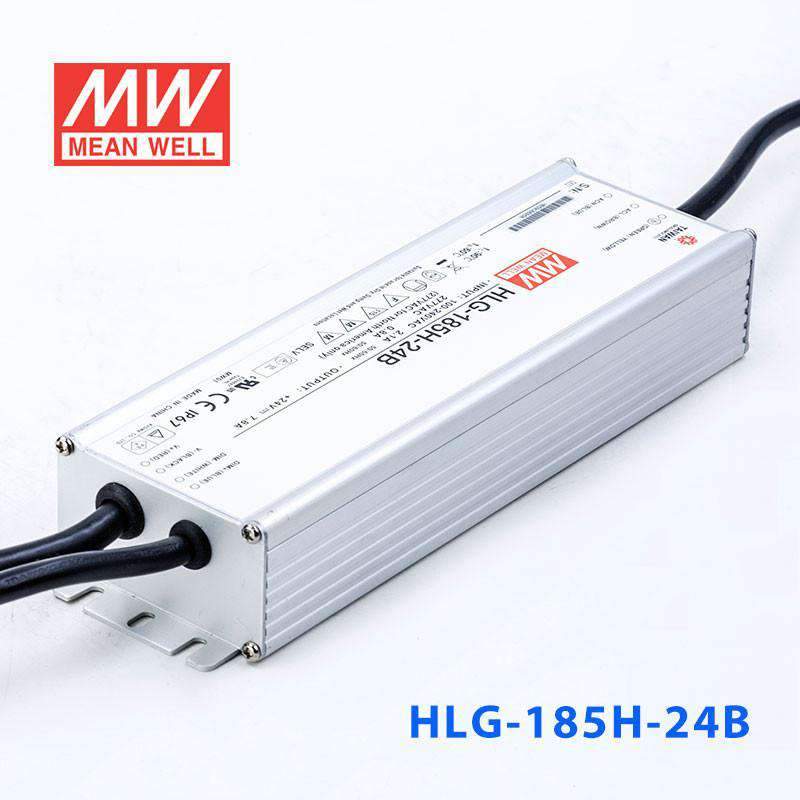 Mean Well HLG-185H-24B Power Supply 185W 24V- Dimmable 7.8A - PHOTO 3