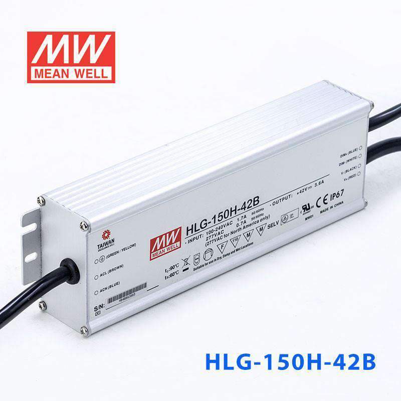 Mean Well HLG-150H-42B Power Supply 150W 42V- Dimmable 3.6A - PHOTO 1
