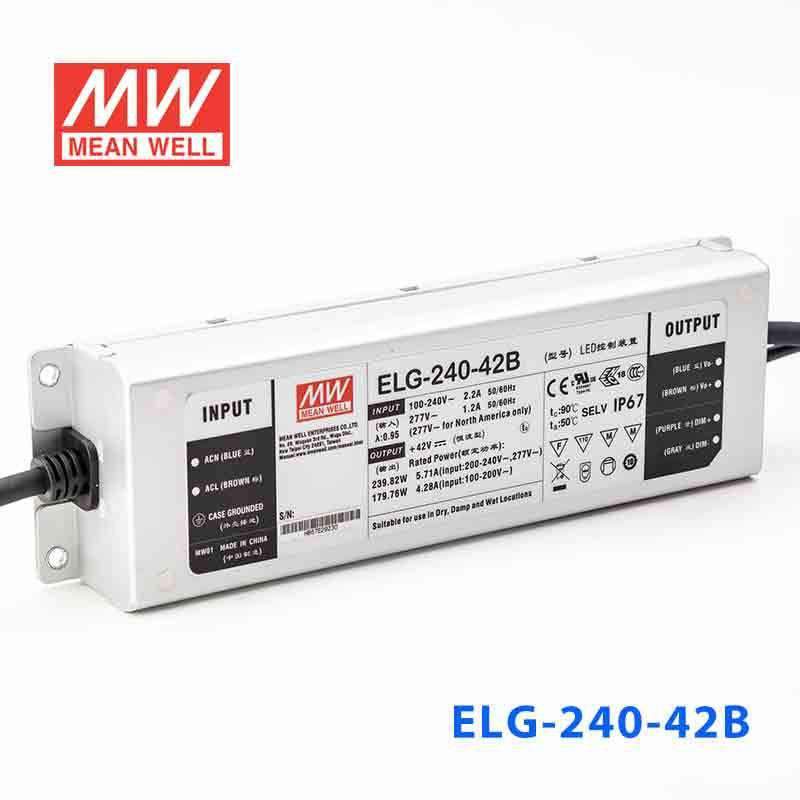 Mean Well ELG-240-42B Power Supply 240W 42V - Dimmable 5.71A - PHOTO 1