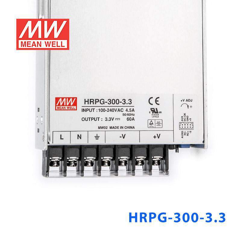 Mean Well HRPG-300-3.3 Power Supply 198W 3.3V 60A - PHOTO 2
