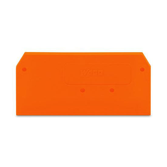 Wago 281-329 End and Intermediate Plate 2.5mm Thick Orange