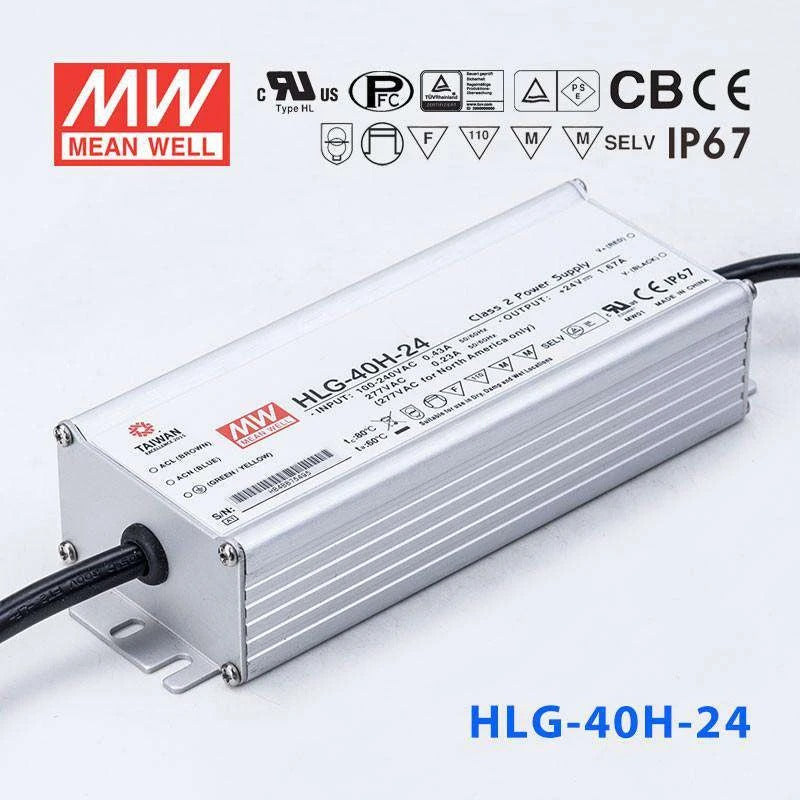 Mean Well HLG-40H-24 Power Supply 40W 24V