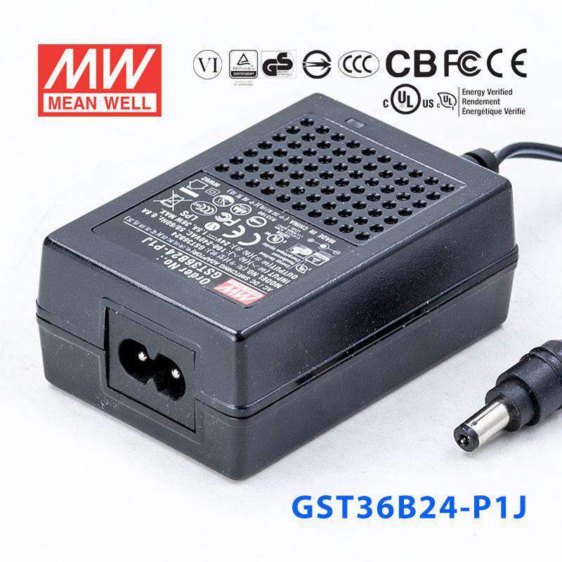 Mean Well GST36B24-P1J Power Supply 36W 24V 1.5A