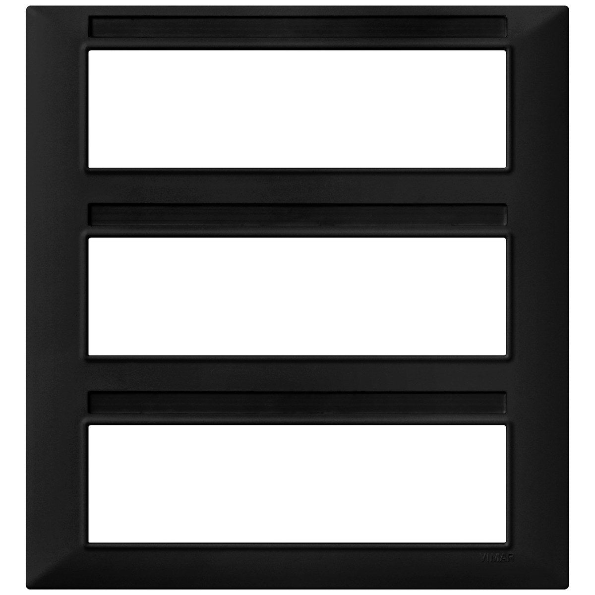 Vimar Plana Plate 21M Technopolymer Black