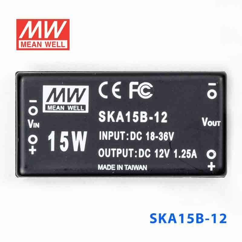 Mean Well SKA15B-12 DC-DC Converter - 15W - 18~36V in 12V out 1.25A - PHOTO 2