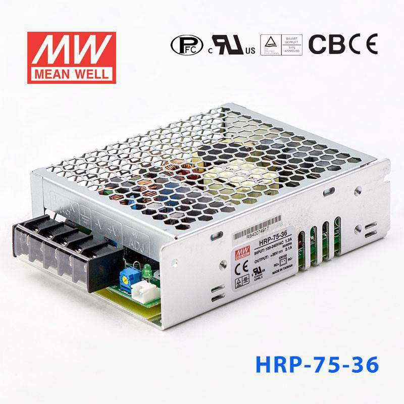 Mean Well HRP-75-36 Power Supply 75.6W 36V